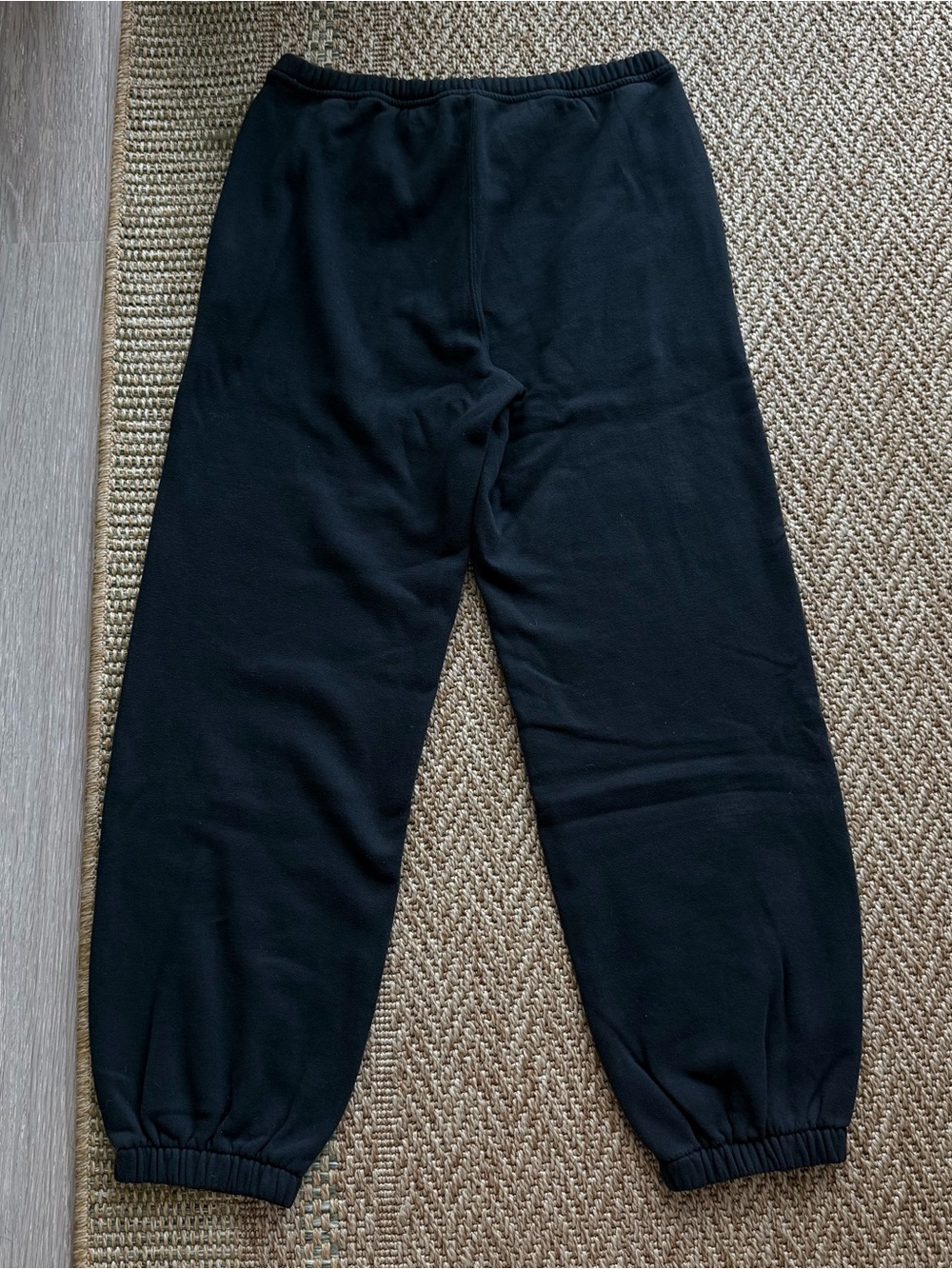 Classic Black Drawstring Sweatpants - Picture 3 of 3